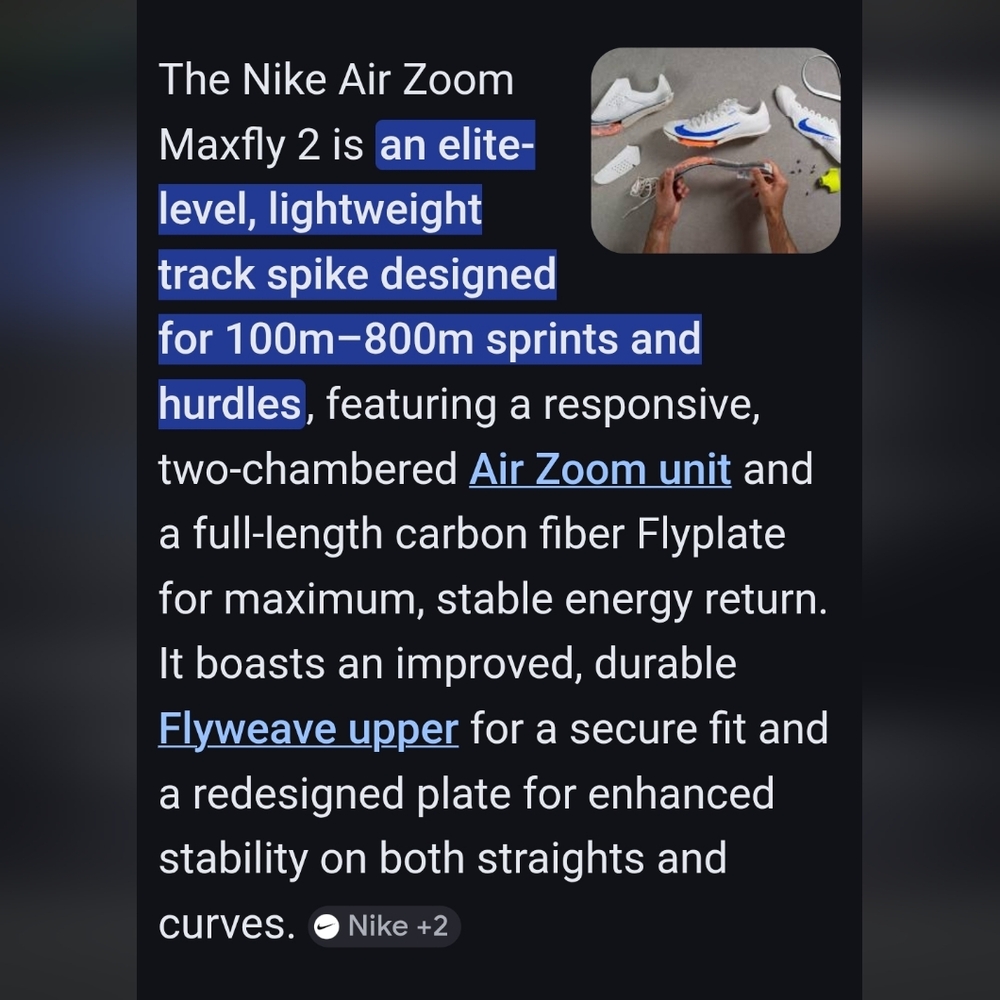 Unisex Nike Zoom Maxfly 2 Elite Track and Field Spike. - Picture 14 of 14